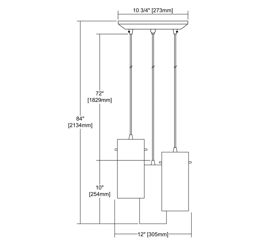 ELK Home Three Light Pendant