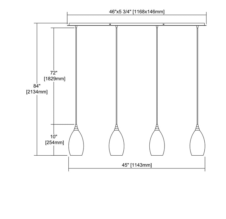 ELK Home Four Light Pendant