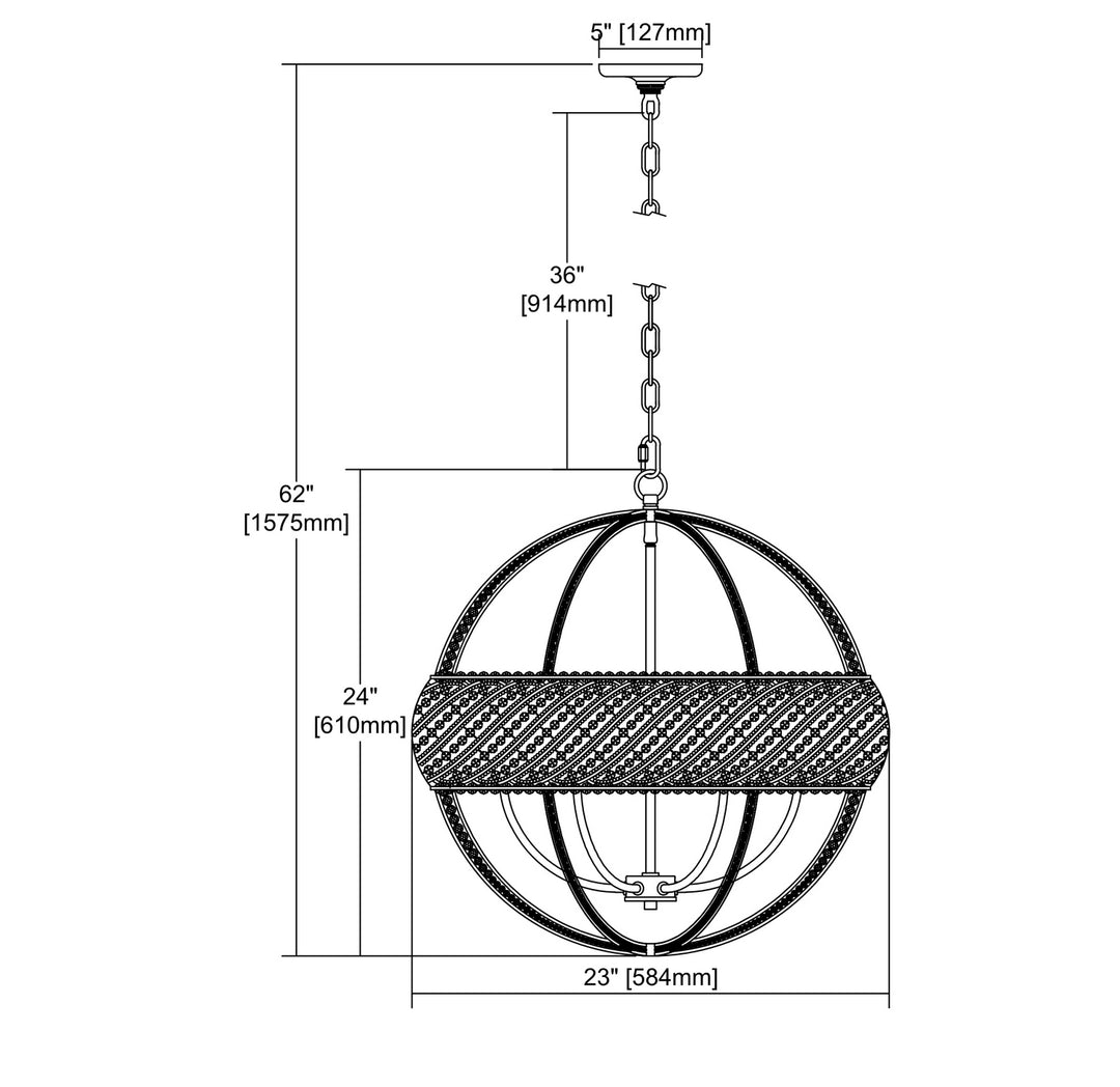 ELK Home Six Light Chandelier