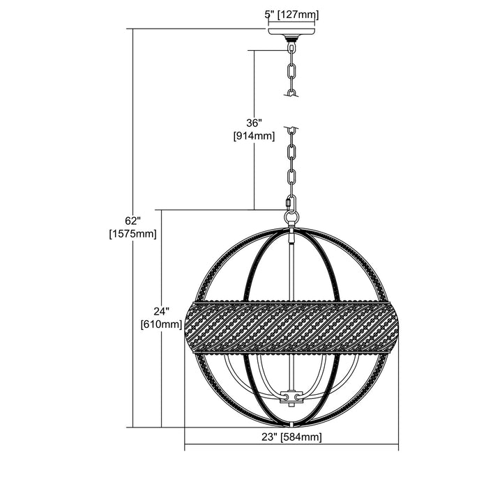 ELK Home Six Light Chandelier