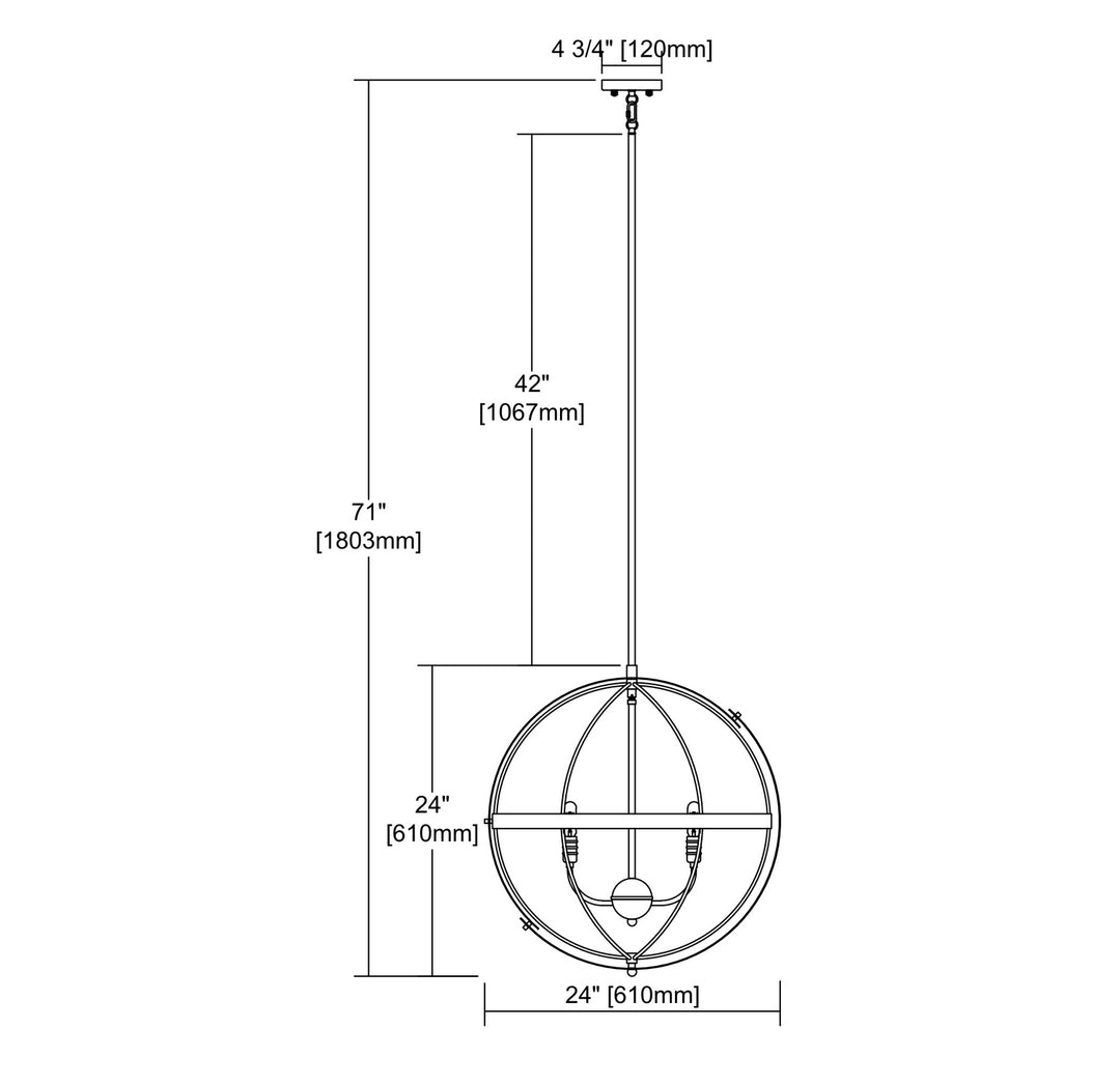 ELK Home Six Light Chandelier