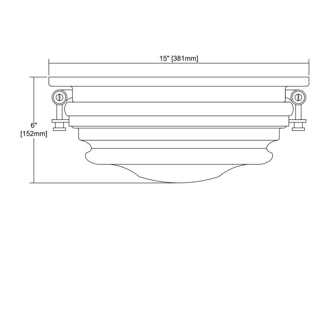 ELK Home Three Light Flush Mount