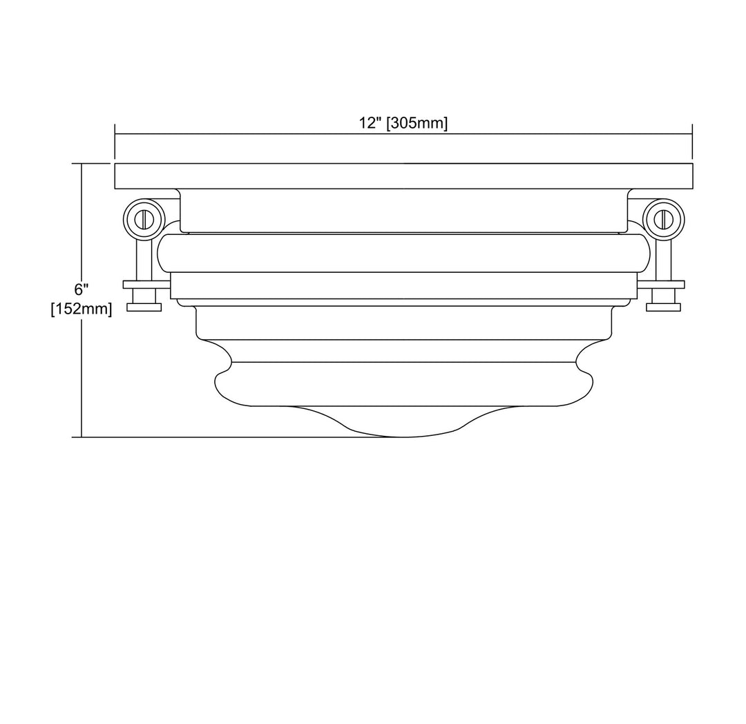 ELK Home Two Light Flush Mount