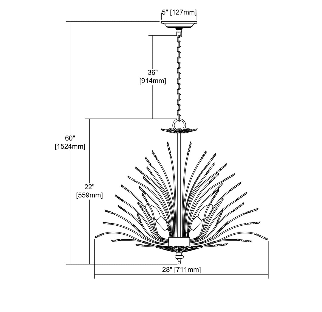 ELK Home Six Light Chandelier