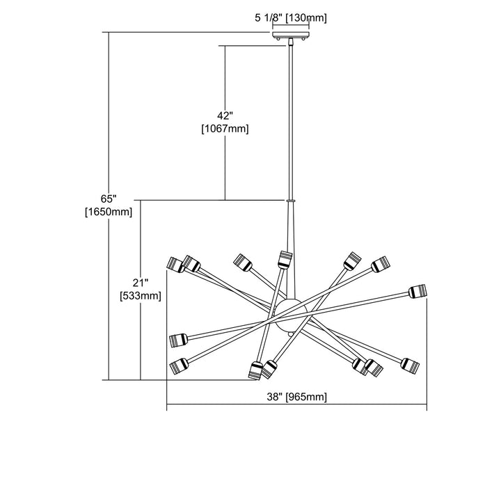 ELK Home 14 Light Chandelier