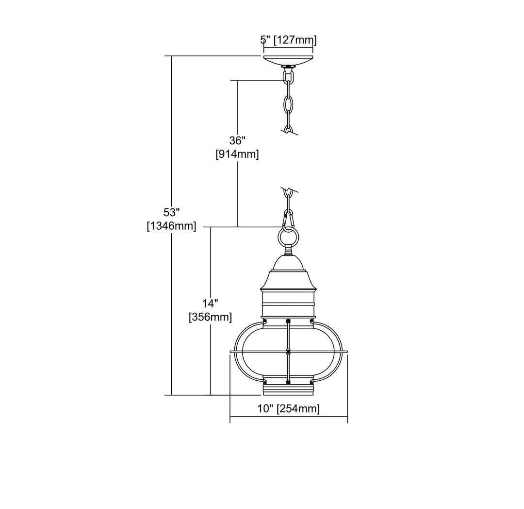 ELK Home One Light Outdoor Pendant