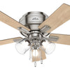 Hunter Crestfield 42" Low Profile Indoor Ceiling Fan