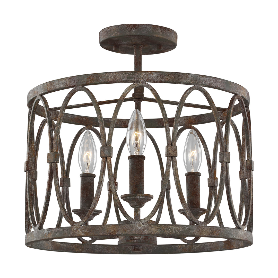 Visual Comfort StudioPatriceThree Light Semi-Flush Mount