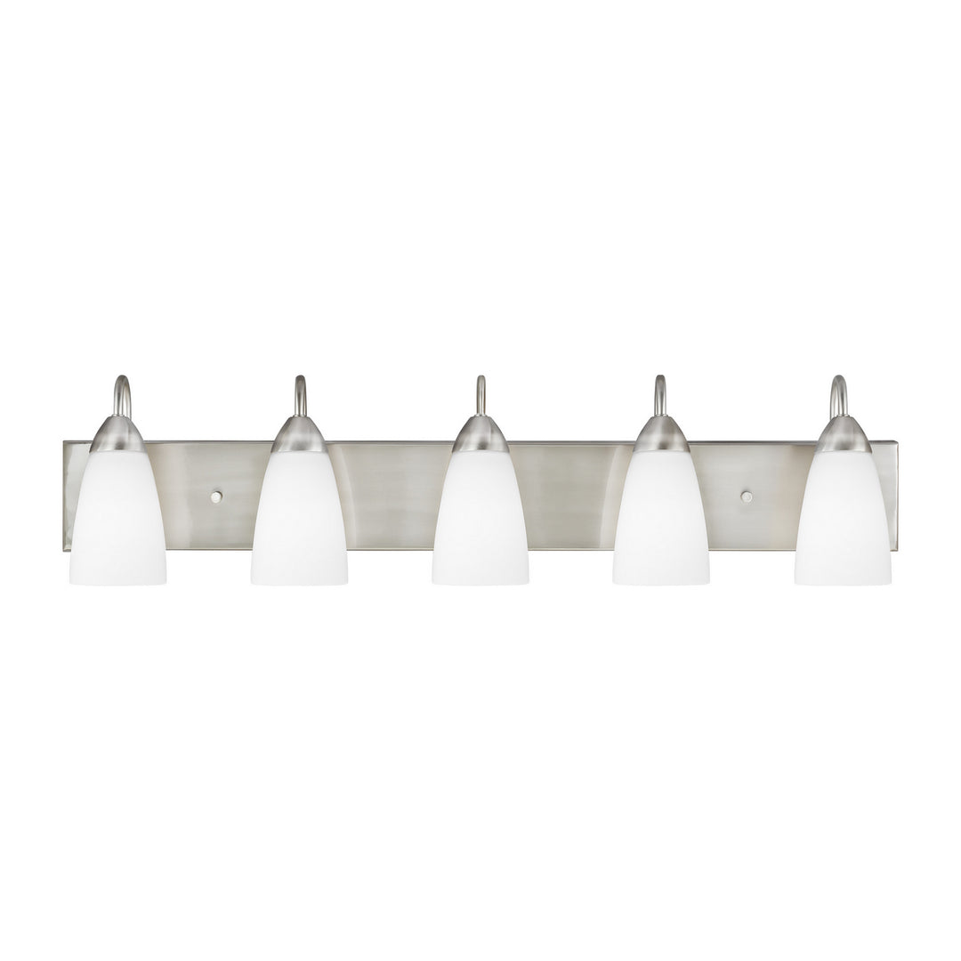 Generation Lighting. Five Light Wall / Bath