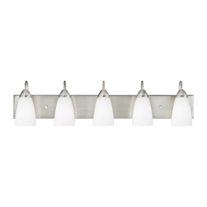 Generation Lighting. Five Light Wall / Bath