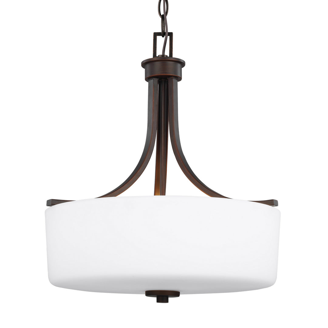 Generation Lighting. Three Light Pendant