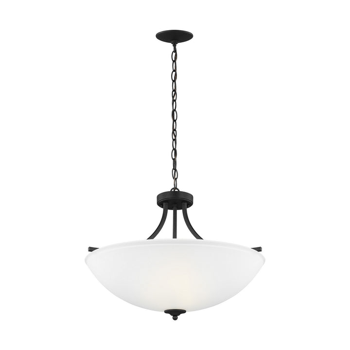 Generation Lighting. Four Light Semi-Flush Convertible Pendant