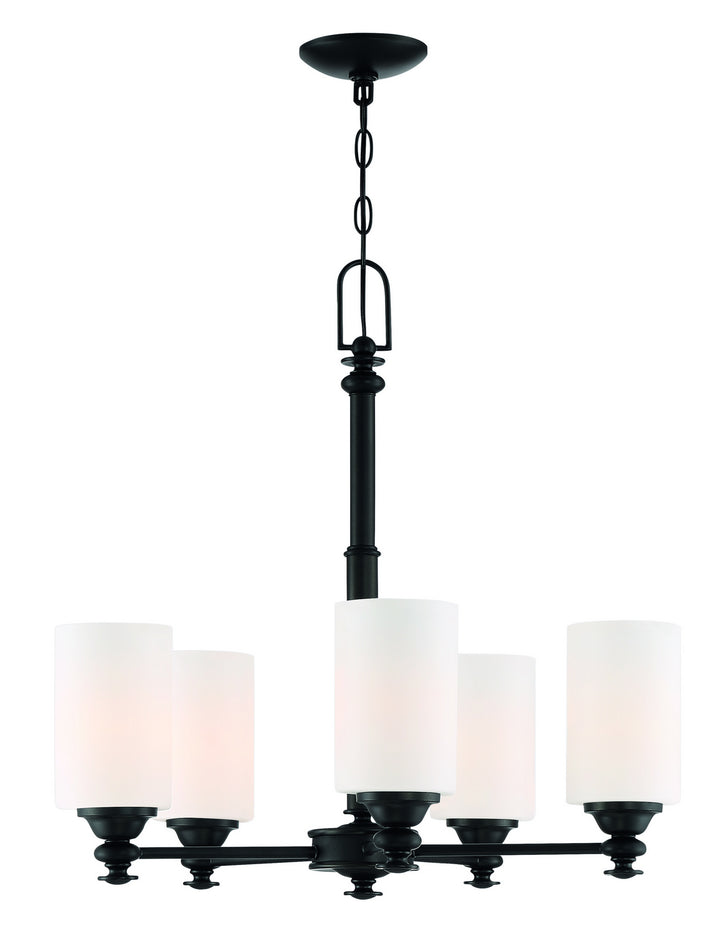 Dardyn Five Light Chandelier in Espresso