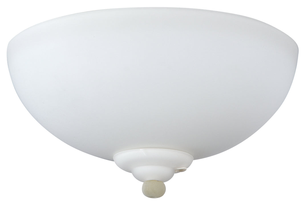 Bowl LED Fan Light Kit in White Frost