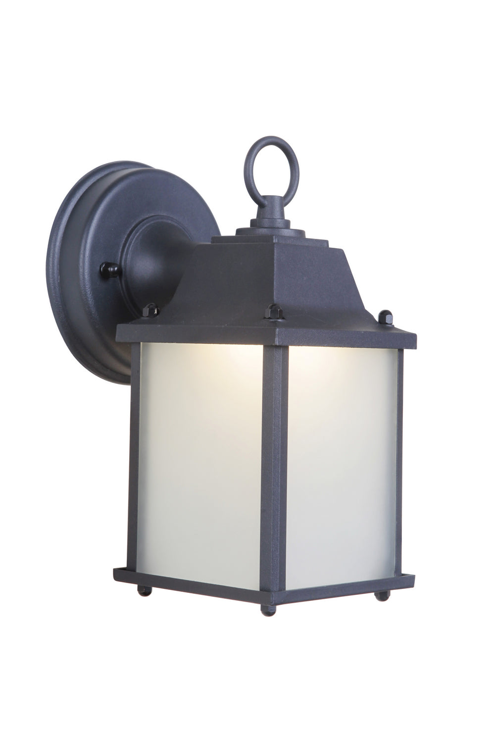 Coach Lights Cast LED Wall Lantern in Textured Black