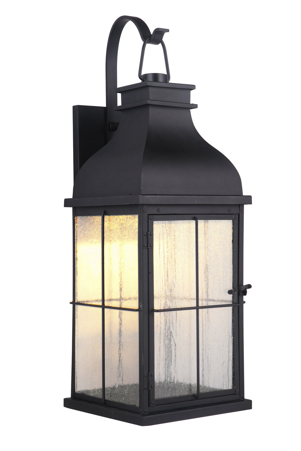 Vincent LED Wall Lantern in Midnight