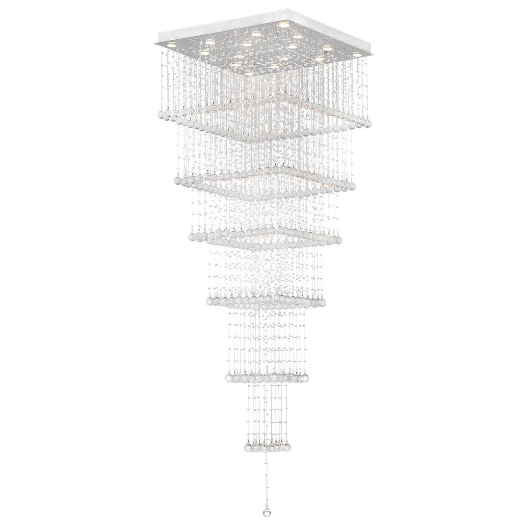 CWI LightingSquare16 Light Flush Mount