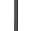 8Ft Post With Decorative Base Post in Black