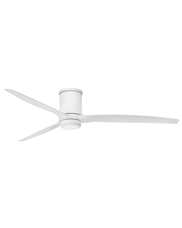 Hinkley Fan Hover Flush 72" Smart Outdoor DC LED Ceiling Fan with Hiro Control