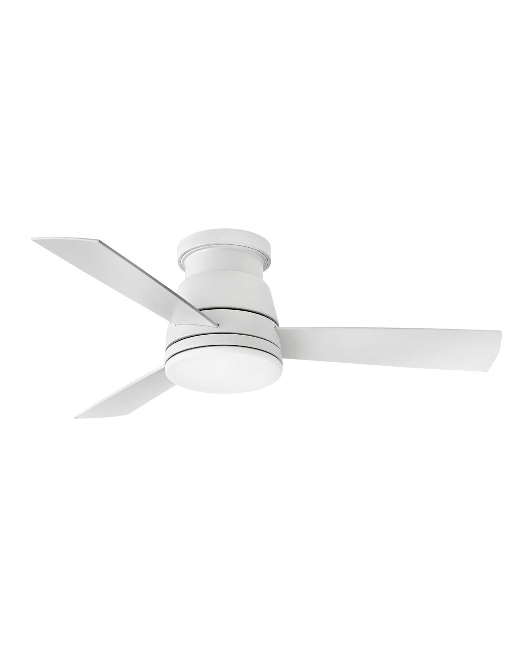 Hinkley Fan Trey Smart Outdoor DC LED Flushmount Ceiling Fan with Hiro Control