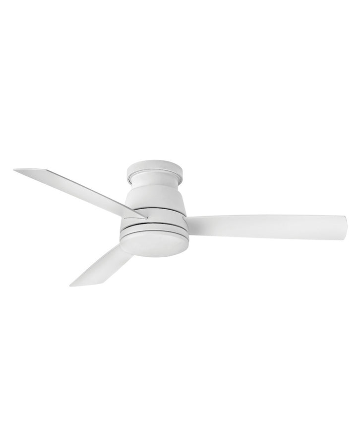 Hinkley Fan Trey Smart Outdoor DC LED Flushmount Ceiling Fan with Hiro Control