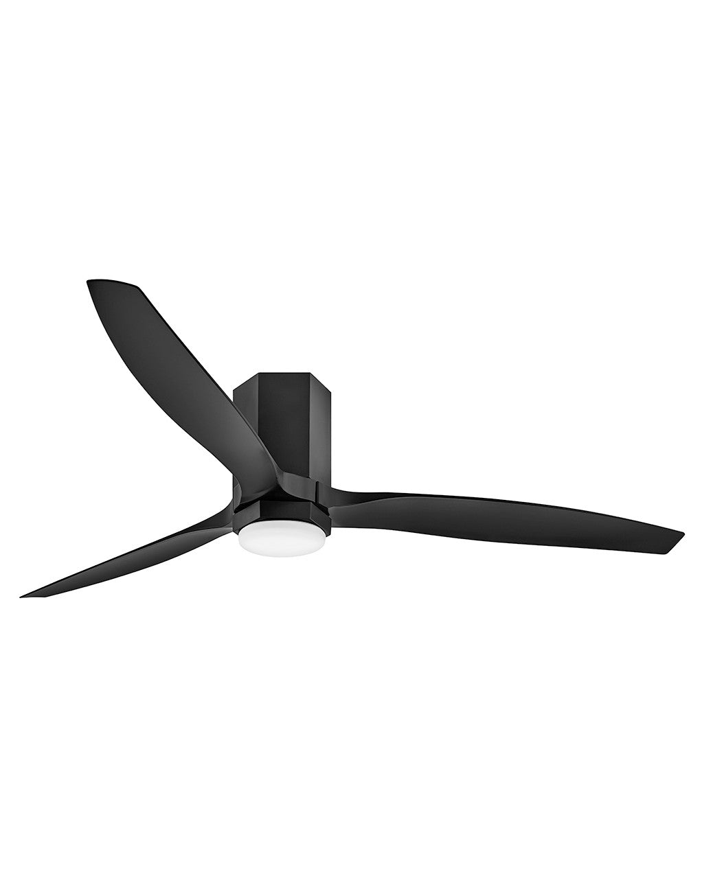 Hinkley Fan Facet Smart Flushmount Indoor/Outdoor DC 16W LED Ceiling Fan with Hiro Control