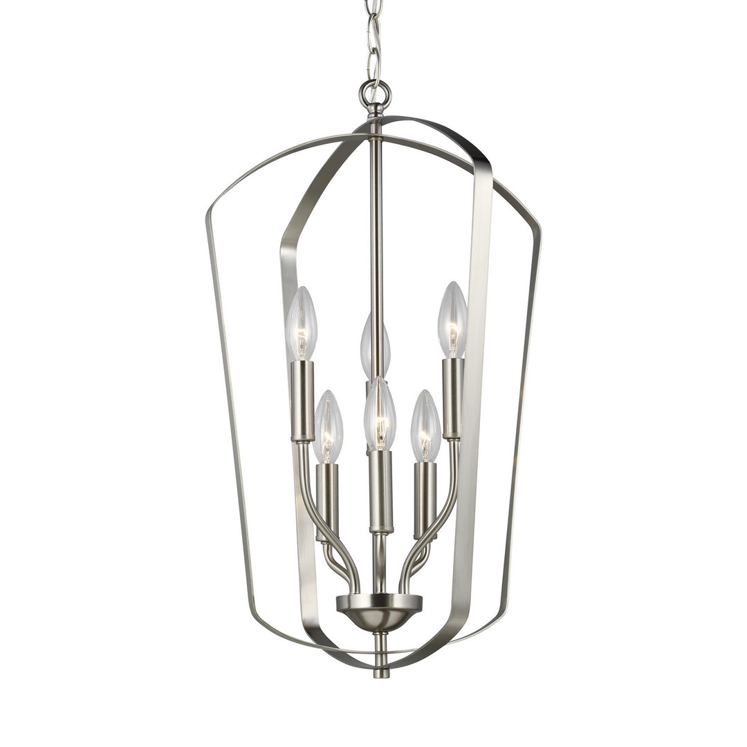 Generation Lighting. Six Light Hall / Foyer Pendant