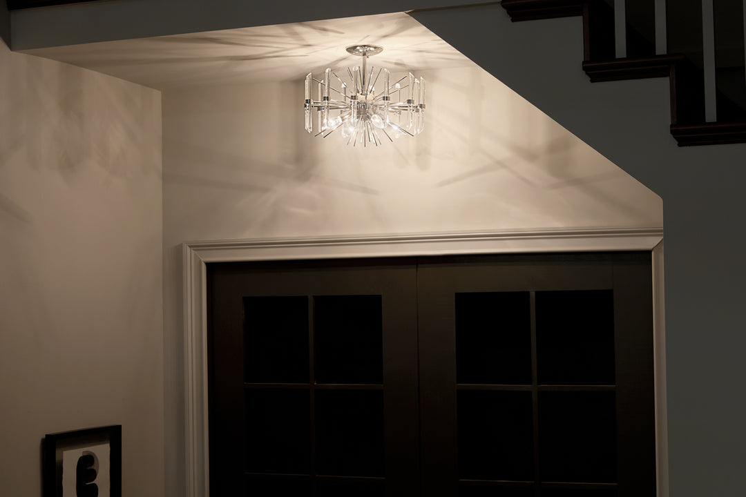 Kichler Four Light Semi Flush Mount