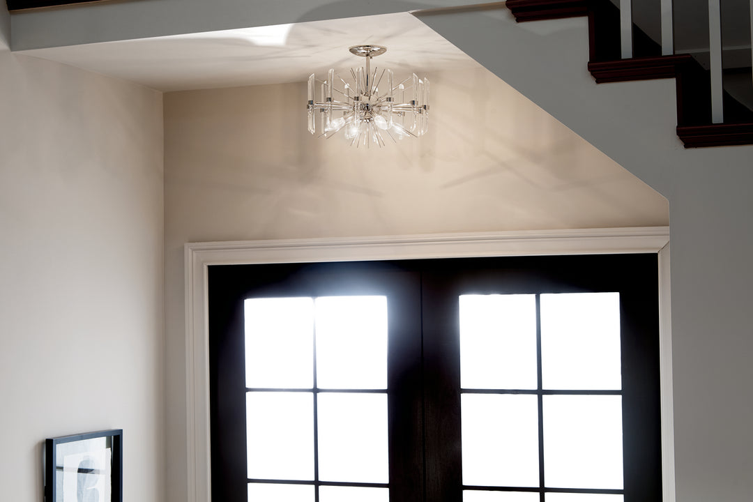 Kichler Four Light Semi Flush Mount