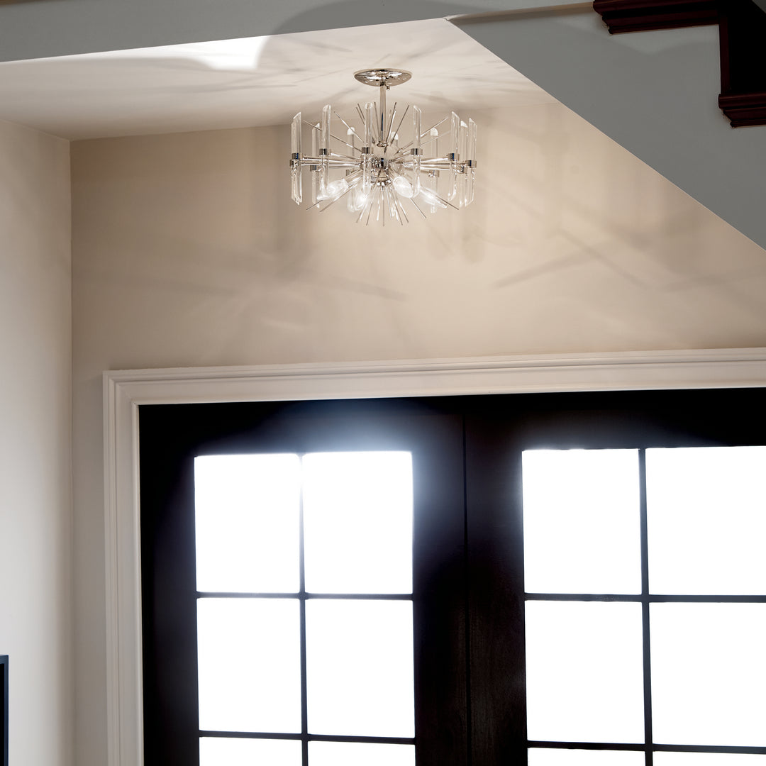 Kichler Four Light Semi Flush Mount