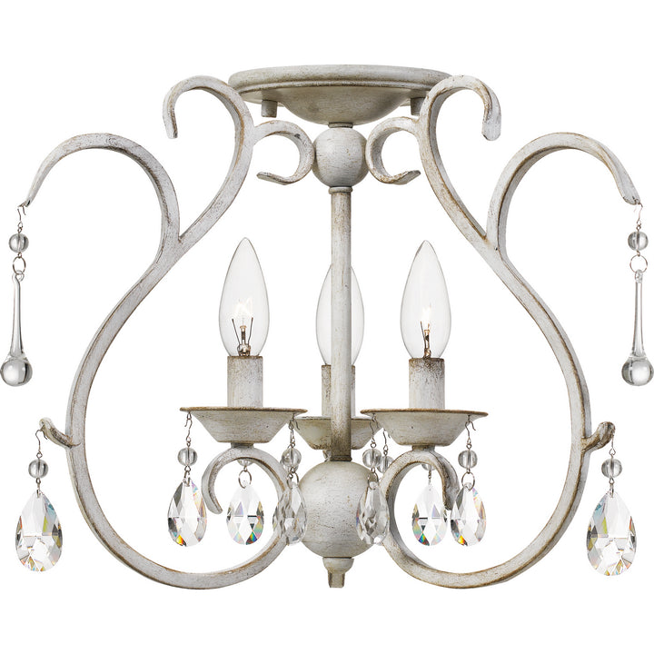 Quoizel Three Light Semi-Flush Mount