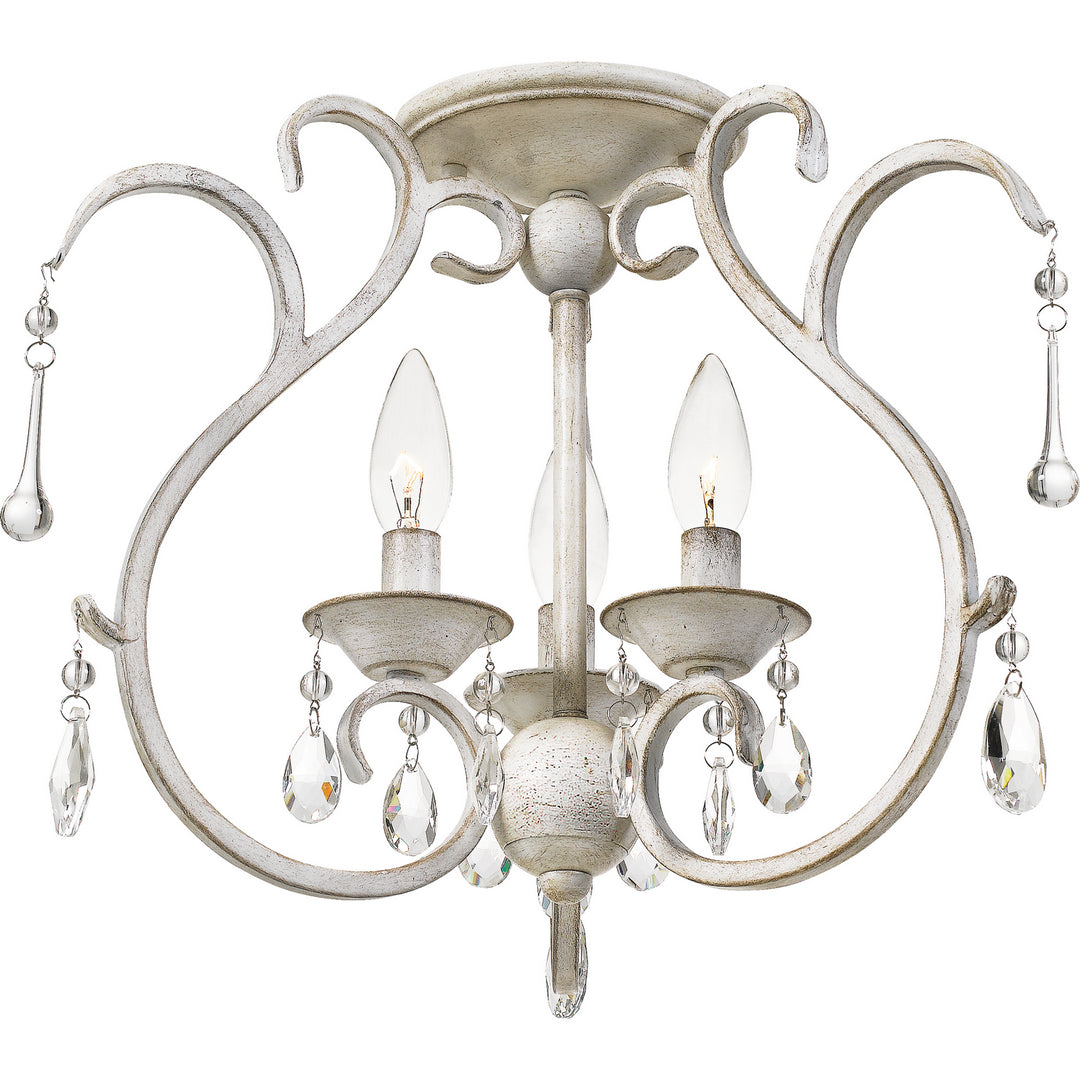 Quoizel Three Light Semi-Flush Mount