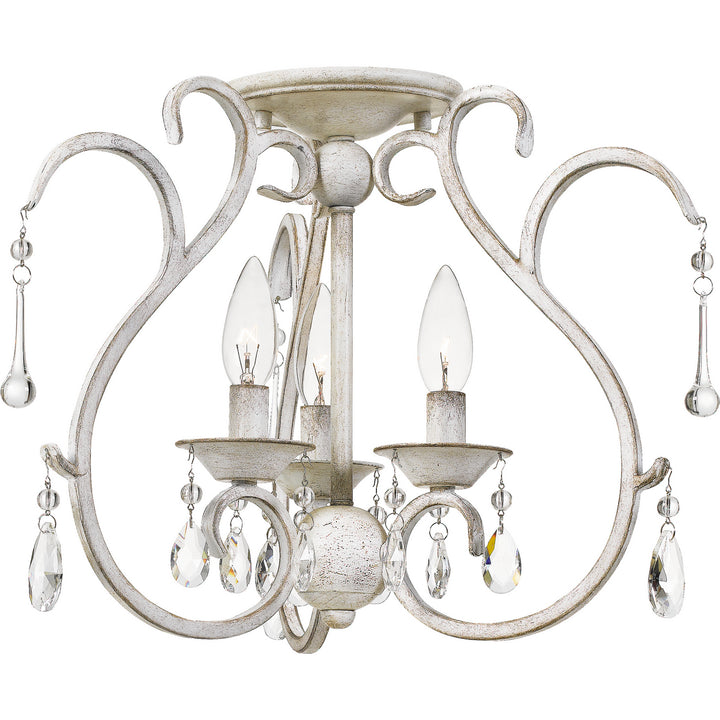 Quoizel Three Light Semi-Flush Mount