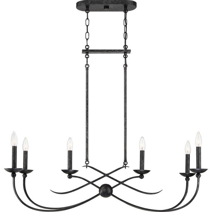 Quoizel Six Light Island Chandelier