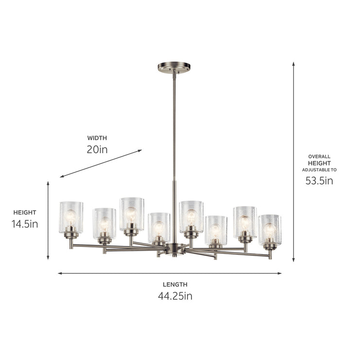 Kichler Eight Light Chandelier