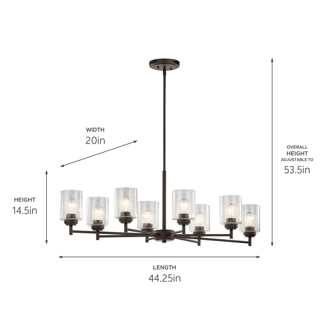 Kichler Eight Light Chandelier