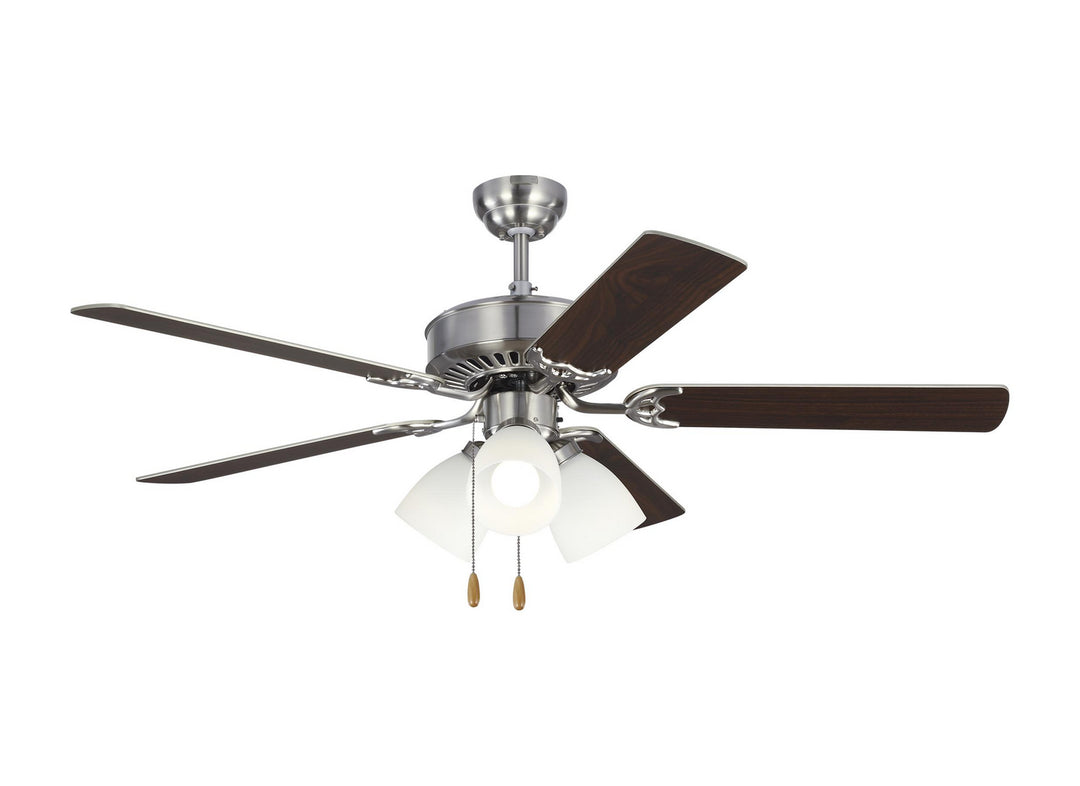 Haven 52 LED 3 52" Ceiling Fan in Brushed Steel