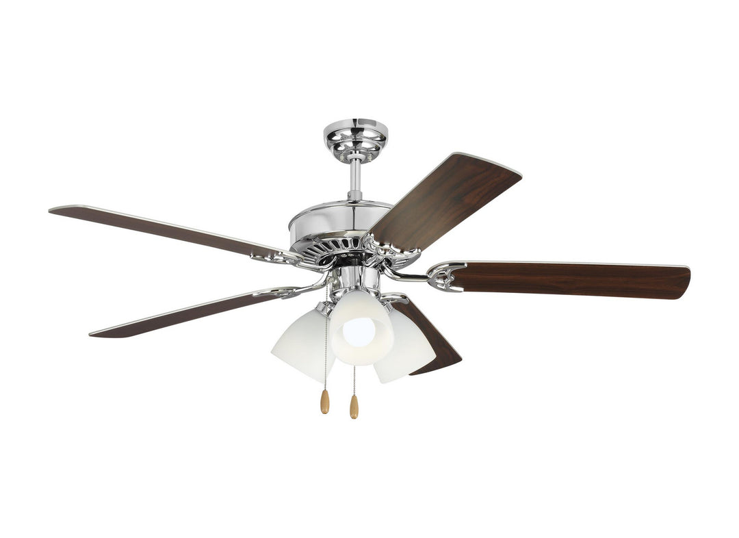 Haven 52 LED 3 52" Ceiling Fan in Chrome