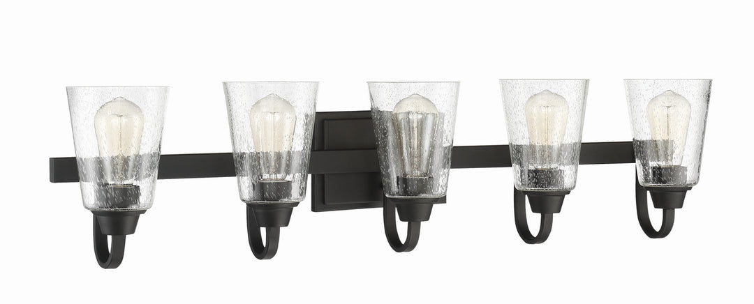 Grace Five Light Vanity in Espresso