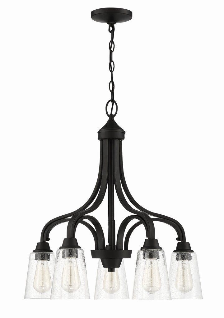 Grace Five Light Chandelier in Espresso