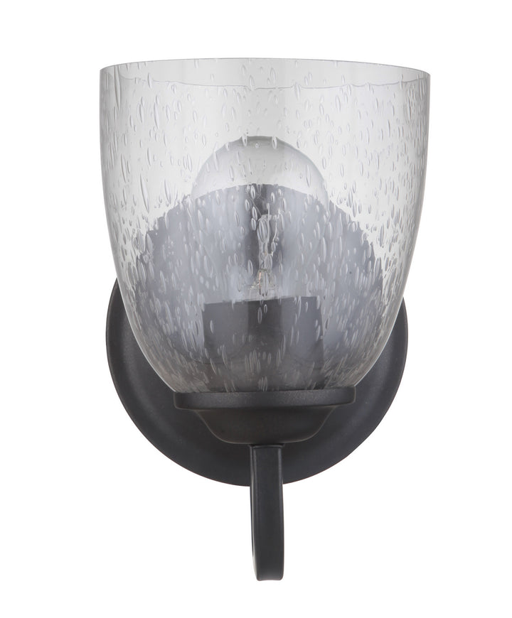 Serene One Light Wall Sconce in Espresso