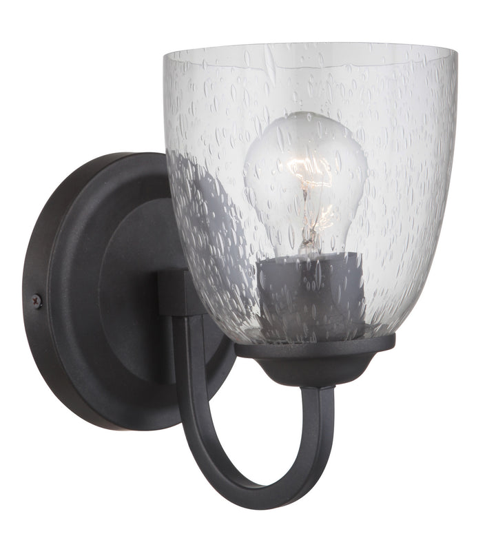 Serene One Light Wall Sconce in Espresso