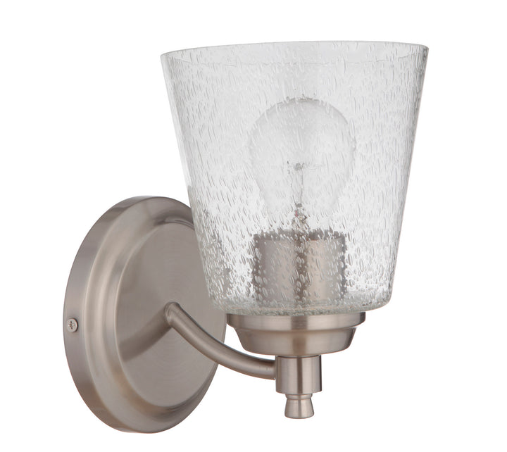 Tyler One Light Wall Sconce in Brushed Polished Nickel