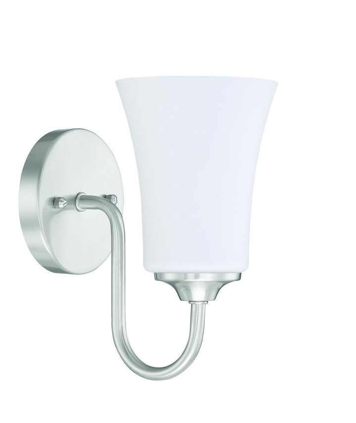 Gwyneth One Light Wall Sconce in Brushed Polished Nickel