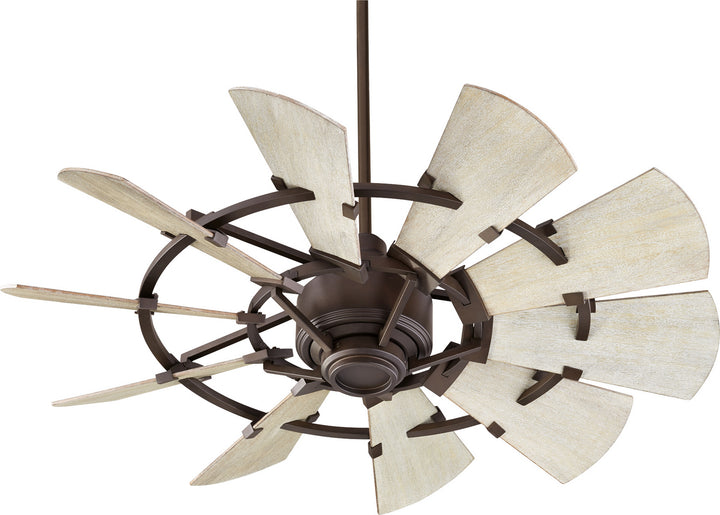 Quorum Windmill 44" Indoor DC Farmhouse Ceiling Fan with Remote