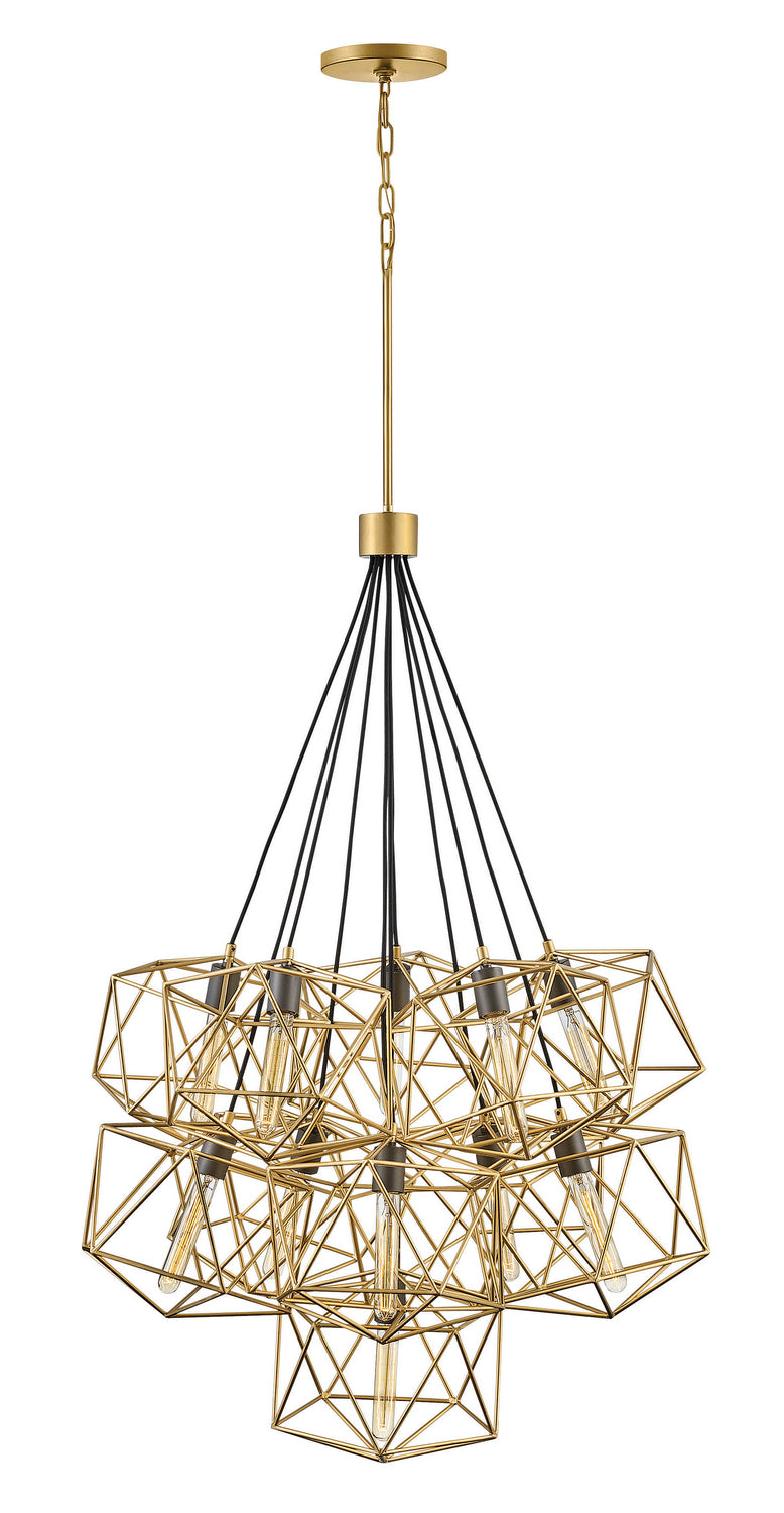 Astrid LED Chandelier in Deluxe Gold
