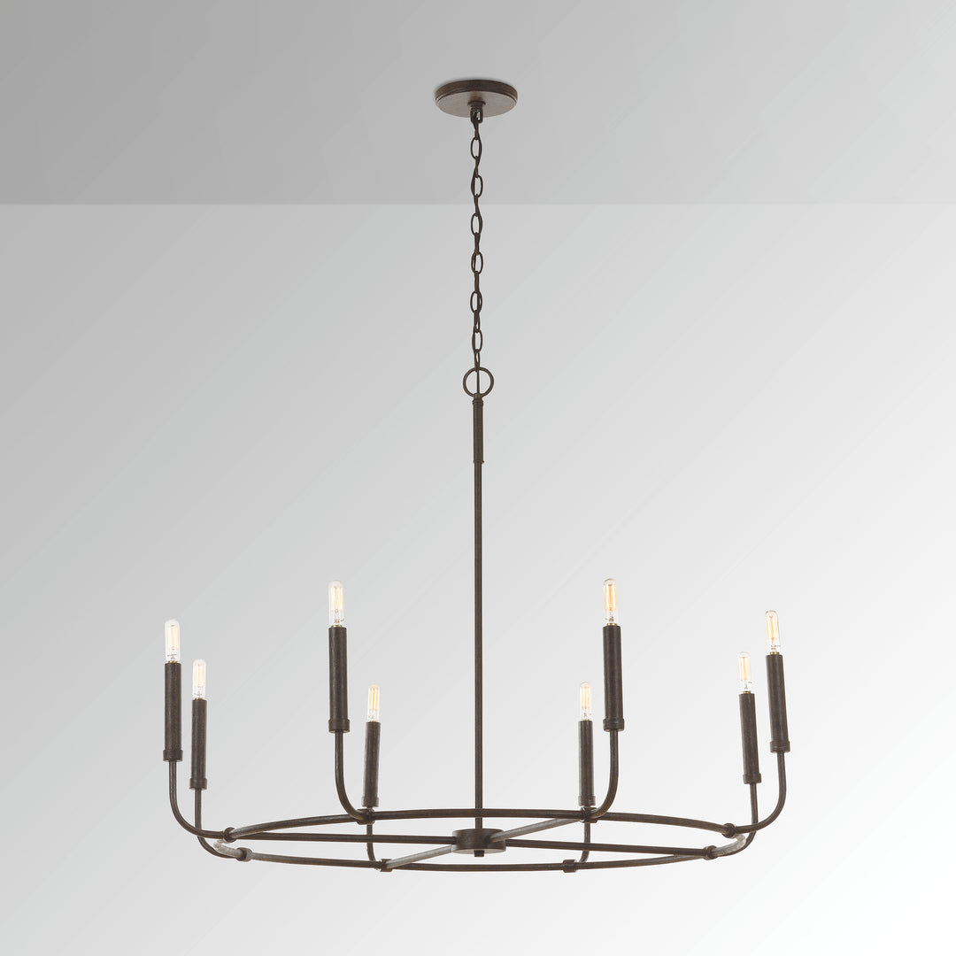 Capital Lighting Eight Light Chandelier