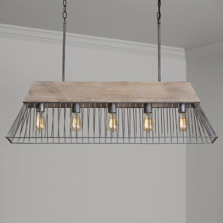 Capital Lighting Five Light Island Pendant