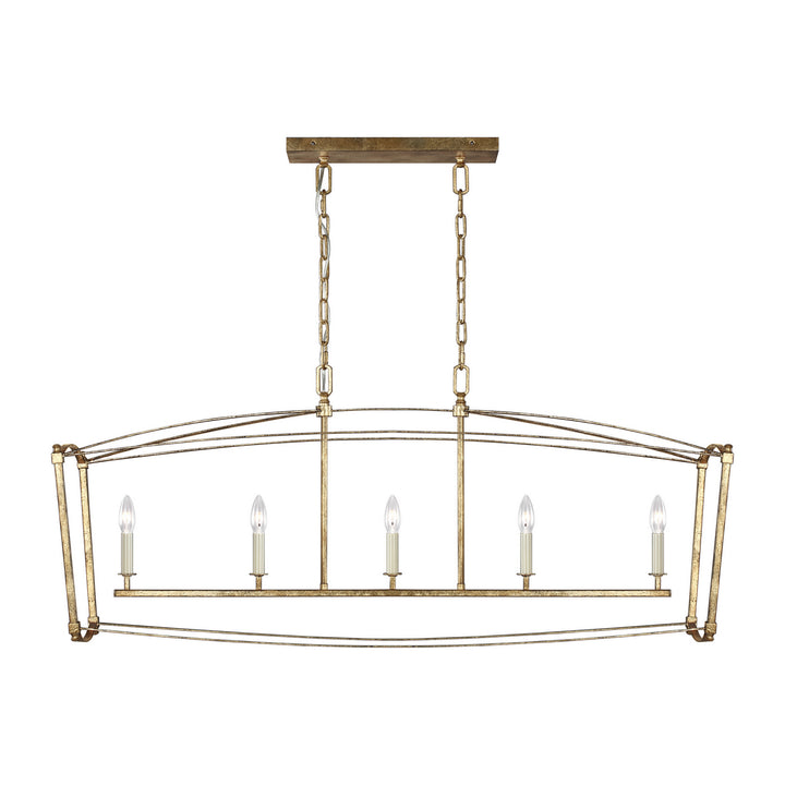 Visual Comfort StudioThayerFive Light Linear Chandelier