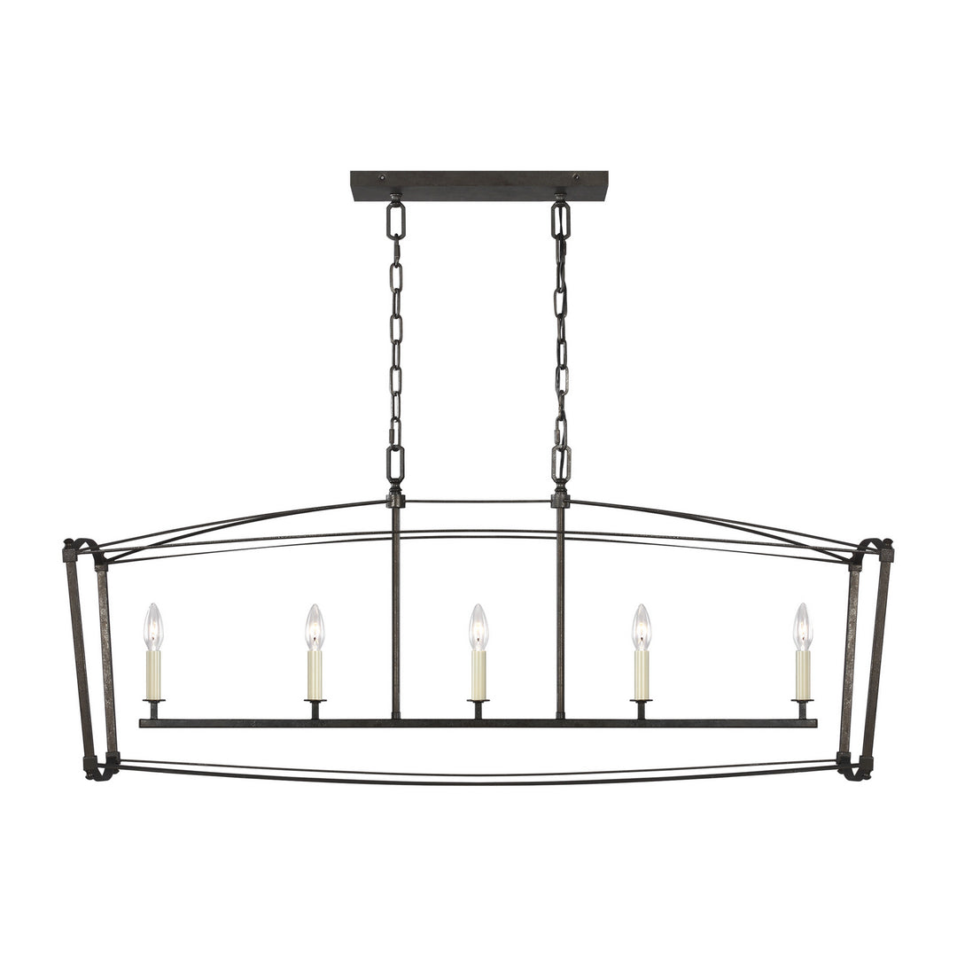 Visual Comfort StudioThayerFive Light Linear Chandelier